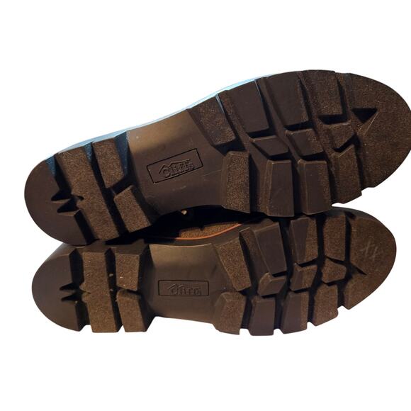 Cliffs 9 Brown Women's Faux Fur Insulated Water Resistant Combat Boots Shoes - Picture 5 of 6